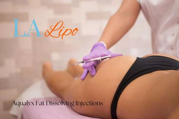 Woman having fat dissolving injections Westcliff-on-Sea on thighs