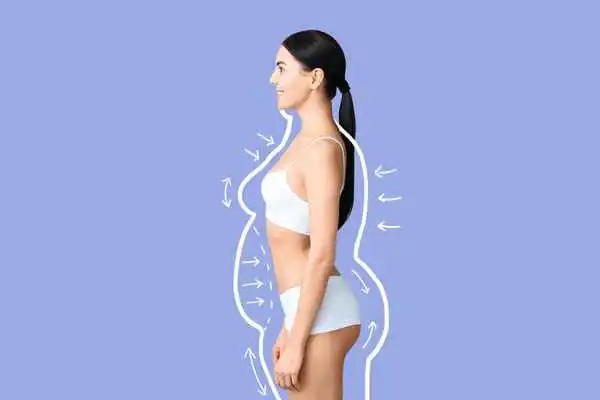 image of woman experiencing fat reduction treatment Westcliff-on-Sea