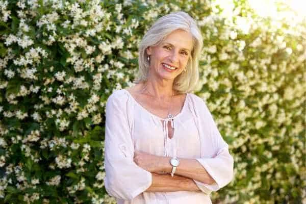 Older woman happy with urinary incontinence treatment Westcliff-on-Sea