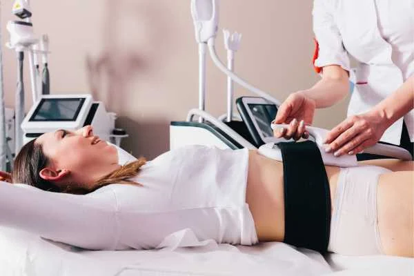 woman having body sculpting to help improve her body image and her mental health Westcliff-on-Sea